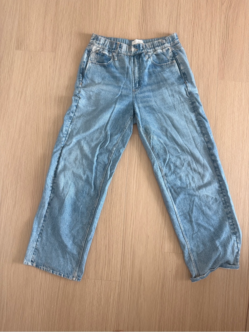 rag & bone women’s Miramar Light Blue Relaxed sweatpant Jeans